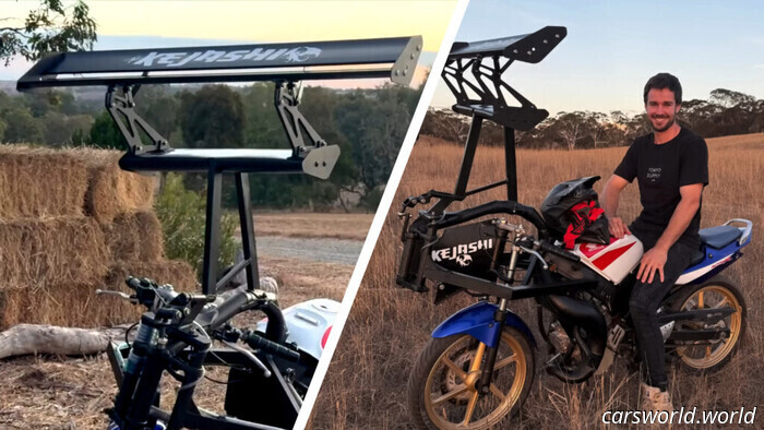You haven't witnessed a motorcycle maneuver like this before | Carscoops
